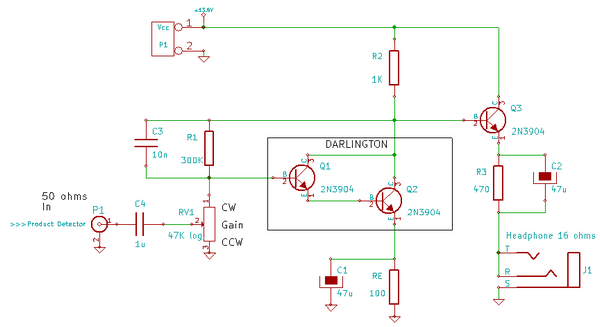 Figure 1: Amplificateur audio