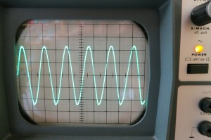 Figure 5 - Oscillateur: mesure du signal de sortie