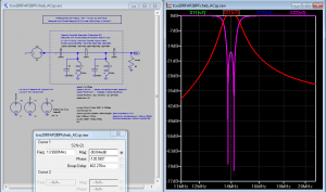 Figure 8 - Filtre soumis à LTSPICE
