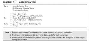 Figure 6: ACQUISITION TIME  (MICROCHIP) 
