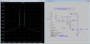 Figure 10 - Exemple LTSPICE FFT du modulateur